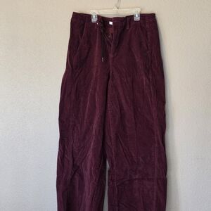 Celebrity Pink Maroon Corduroy Trousers